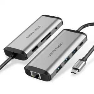 Vention 9-in-1 USB-C Docking Station THAHB