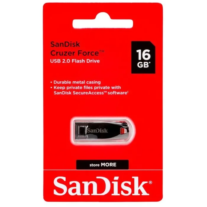 SanDisk 16GB Cruzer Force Flash Drive – USB 2.0 - Image 2