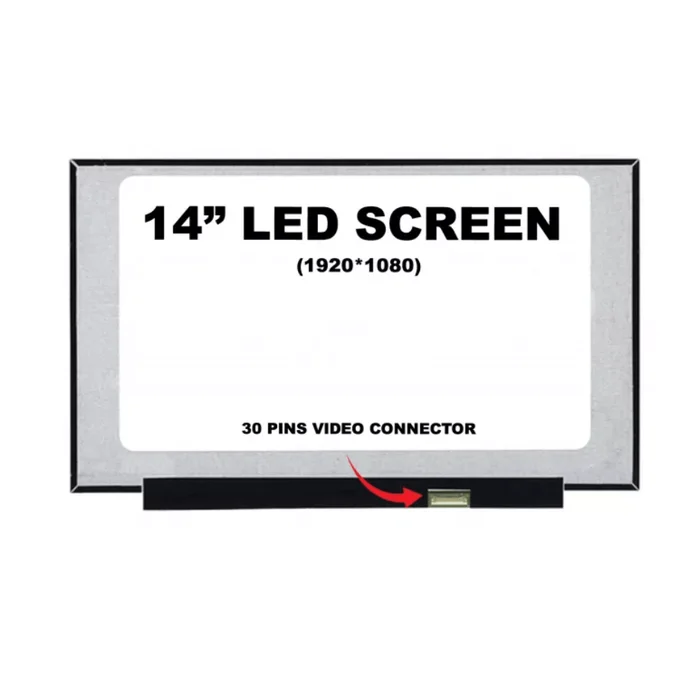14 Inch Slim 30 Pin Short Laptop Screen