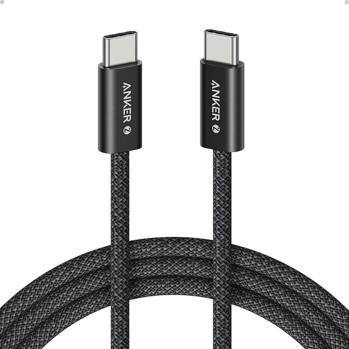 Anker 322 USB-C to USB-C Cable (3ft Braided) Black - Image 2
