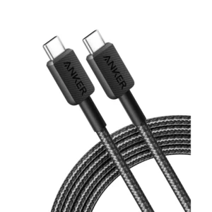 Anker 322 USB-C to USB-C Cable (6ft Braided) Black