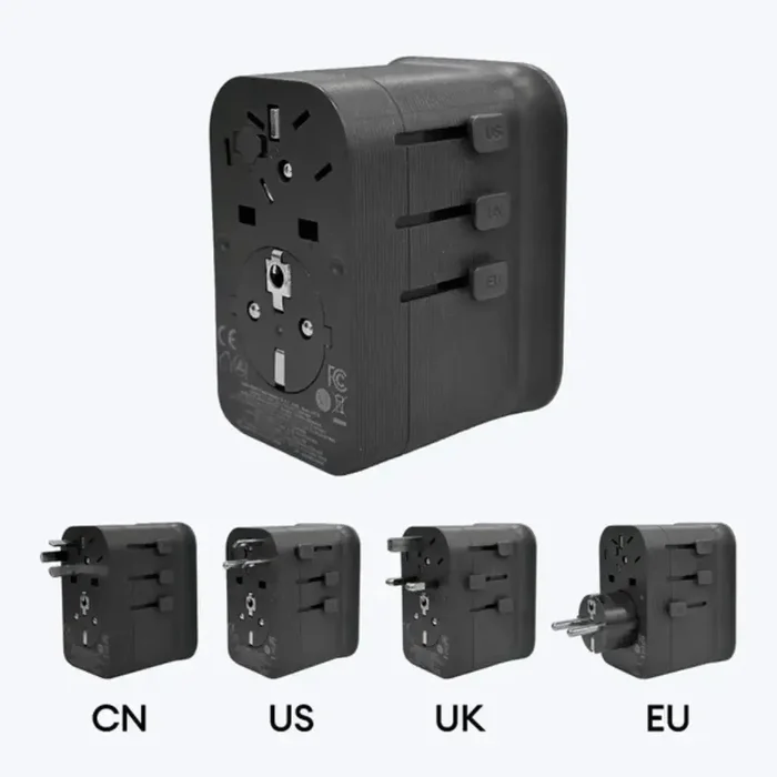 Anker Nano Travel Adapter (4-in-1, 65W) Black - Image 2