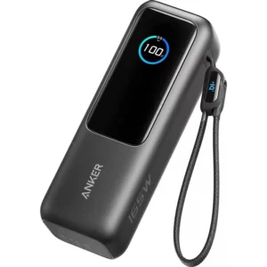 Anker Power Bank (25K, 165W, Built-in USB-C and Retractable Cable)