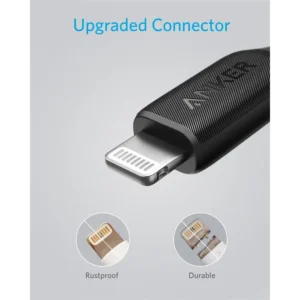 Anker PowerLine III USB-A to Lightning Cable (6ft) Black