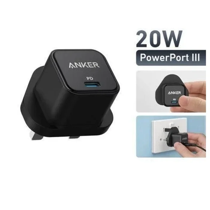Anker PowerPort III 20W Cube Black