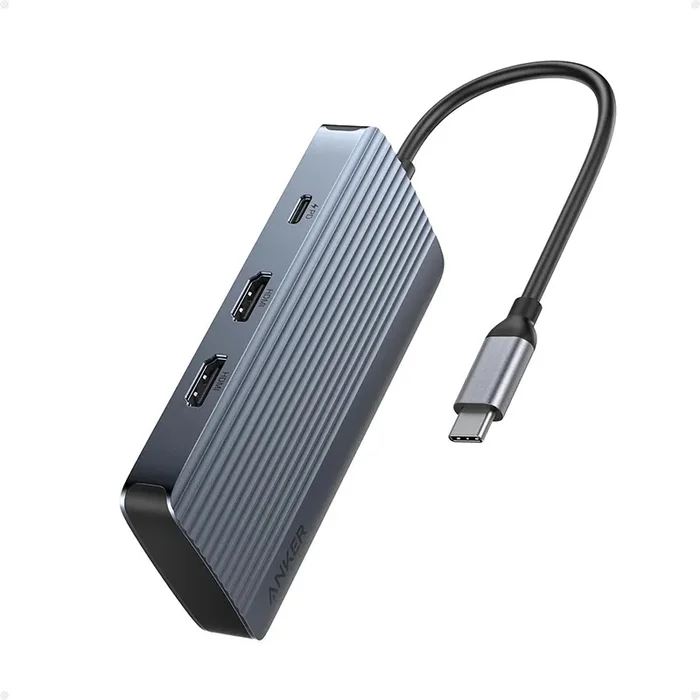 Anker USB-C Hub (7-in-1, Dual Display) Gray - Image 2
