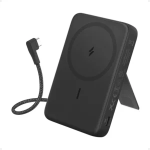 Anker Zolo Wireless Power Bank (10K, 30W, Built-in USB-C Cable) Black