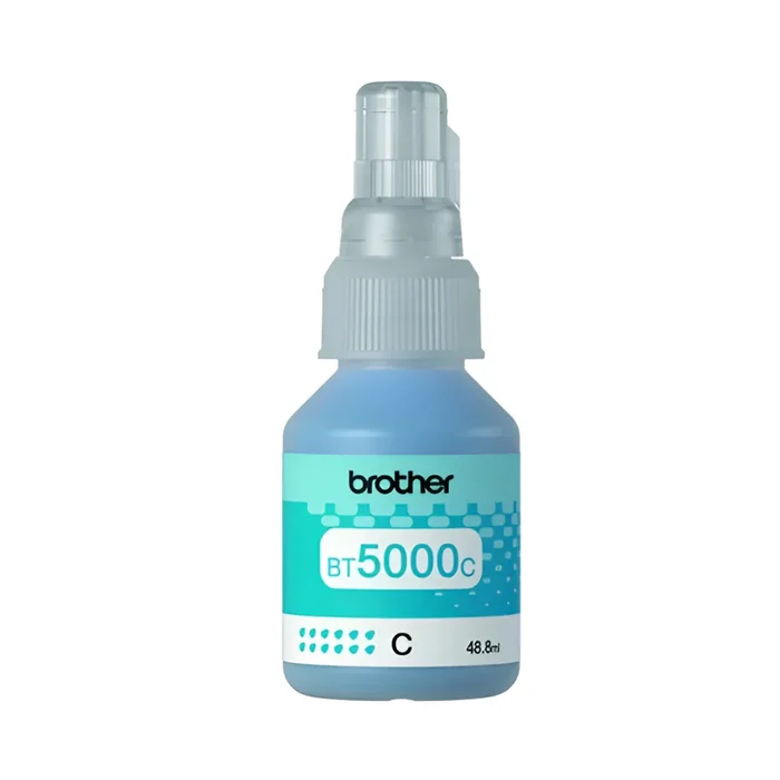 Brother BT5000C Original Cyan Ink Bottle - Image 2