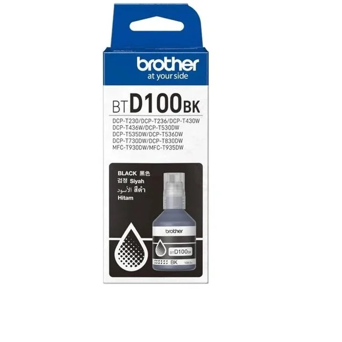 Brother BTD100BK Original Black Ink Bottle - Image 2