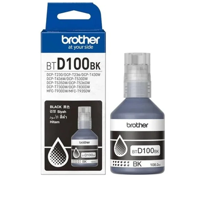 Brother BTD100BK Original Black Ink Bottle