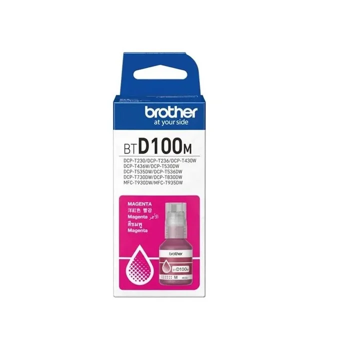Brother BTD100M Original Magenta Ink Bottle - Image 2