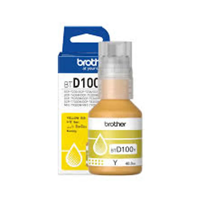 Brother BTD100Y Original Yellow Ink Bottle