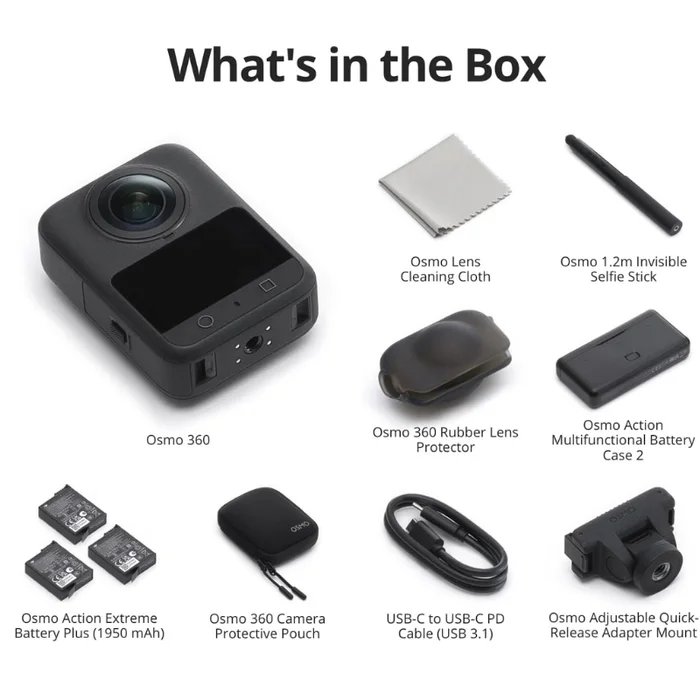 DJI Osmo 360 Adventure Combo - Image 2