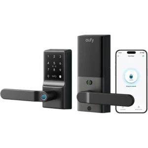 Eufy Smart Lever Lock C33 Keyless Entry Door Lock Black