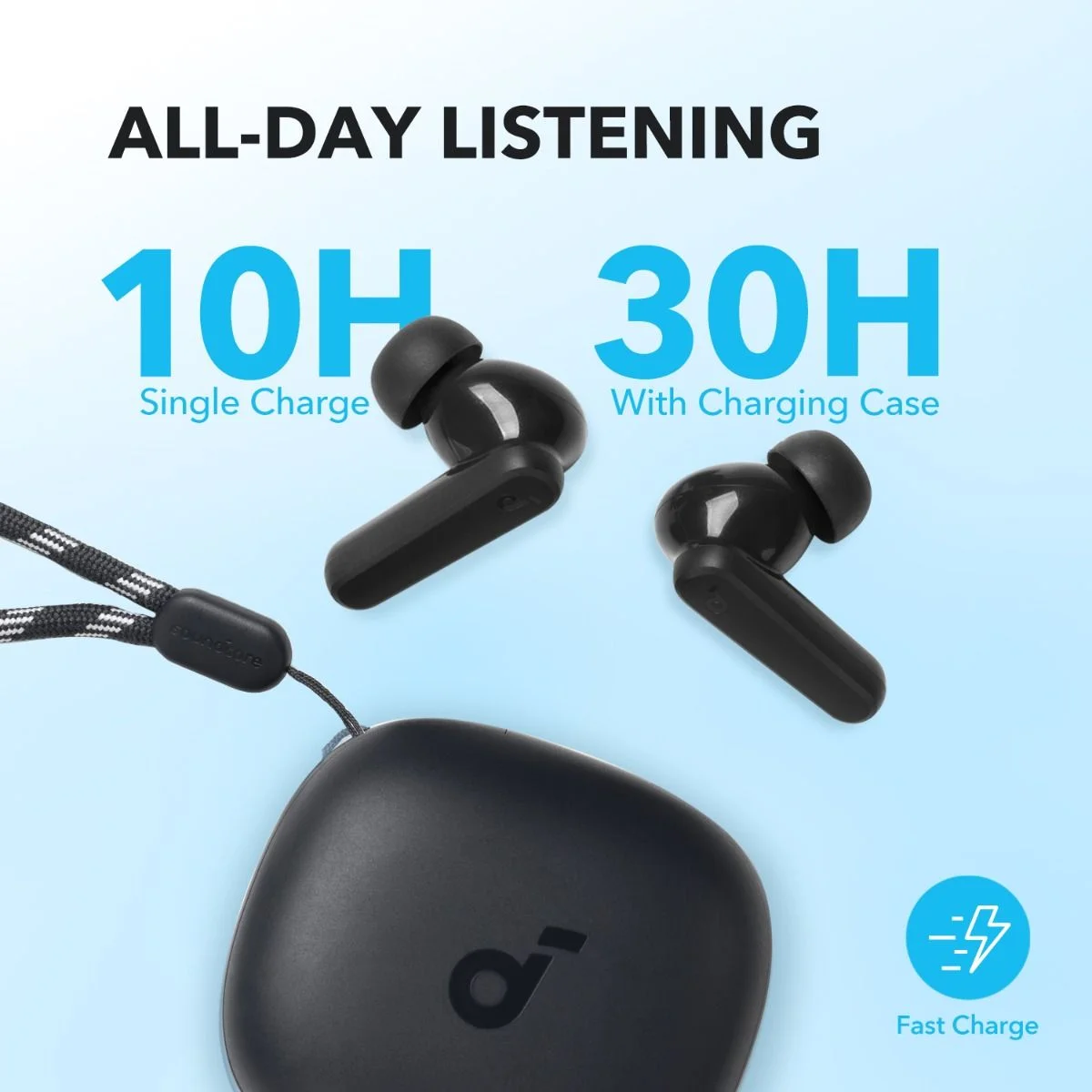 Soundcore R50i True Wireless Earbuds Black - Image 2