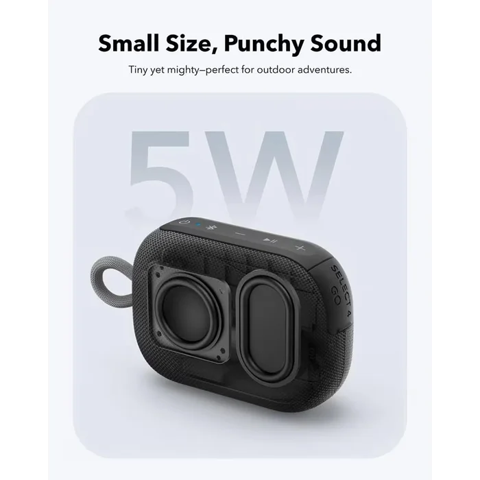 Soundcore Select 4 Go Portable Bluetooth Speaker Black & Gold - Image 2