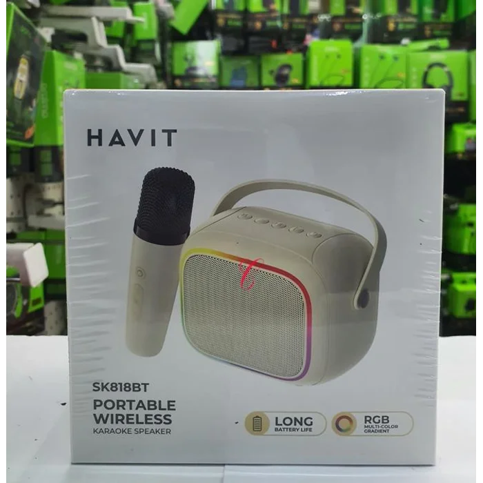 Havit Audio Series SK818BT Bluetooth Speaker with Wireless Microphone