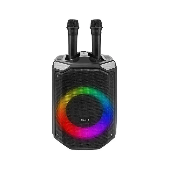 Havit Audio Series SQ143BT Trolley Bluetooth Speaker with 2 Wireless Microphones - Image 2