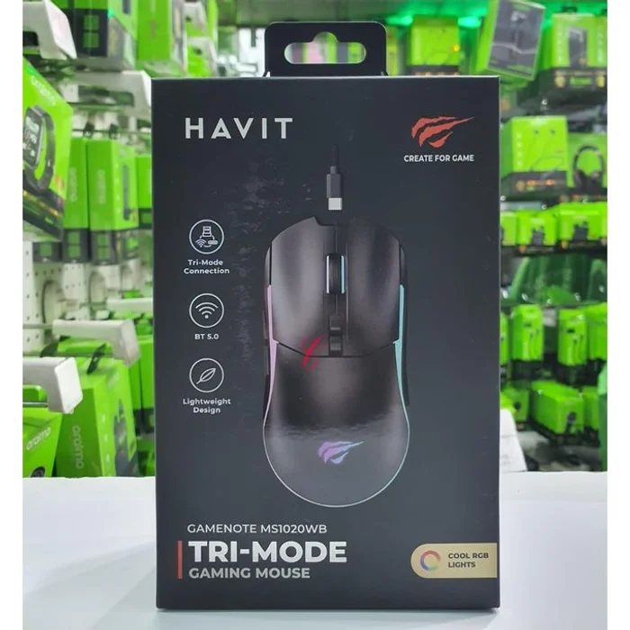 Havit Gaming Series MS1020WB Tri-Mode Wireless Gaming Mouse - Image 2