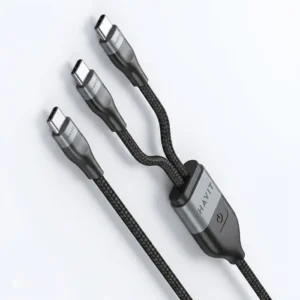 Havit Mobile Series CB6325 2-in-1 USB-C to Dual USB-C Cable