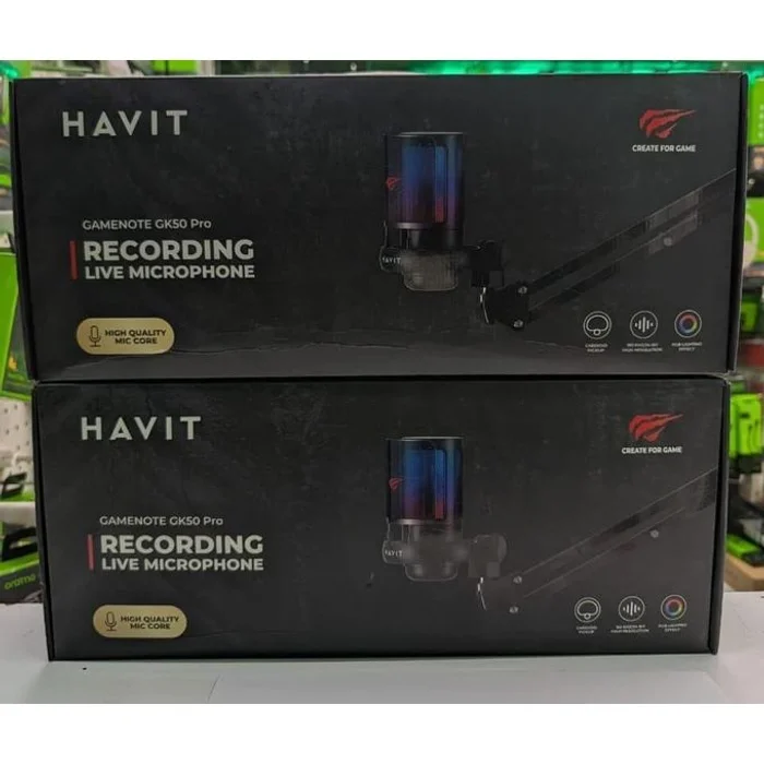 Havit PC Series GK50 Pro RGB Live Streaming Microphone - Image 2