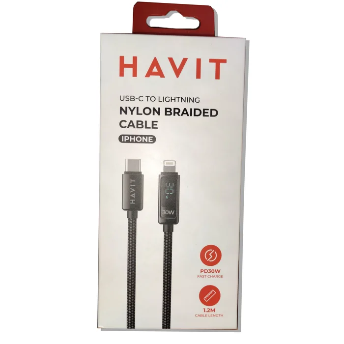 Havit Mobile Series CB6246 USB-C to iPhone Braided Cable