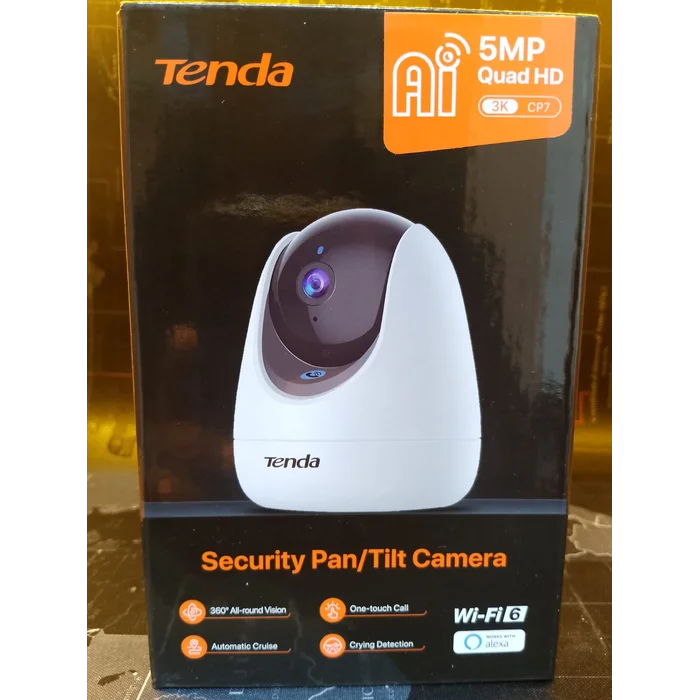 Tenda CP7 5MP 3K Ultra HD Pan/Tilt Smart Security CCTV Camera
