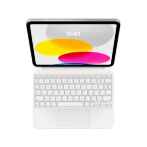 Apple Magic Keyboard Folio for iPad 10th Gen & iPad A16 – White – Trackpad & 14-Key Function Row