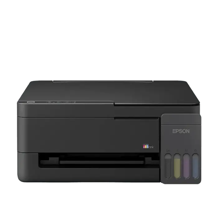 Epson EcoTank L3310 All-in-One Printer – Print, Scan, Copy, Spill-Free Refill System, Compact Black Design