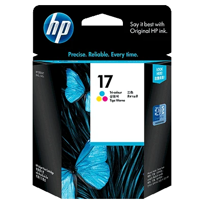 HP 17 Tri-color Original Ink Cartridge